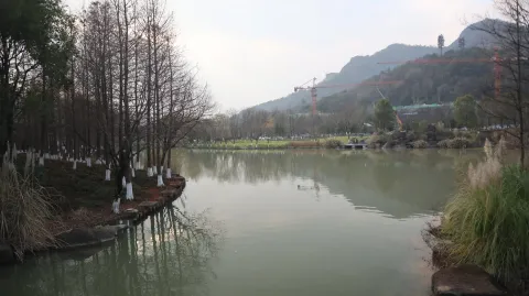 湘湖，湖面的景色