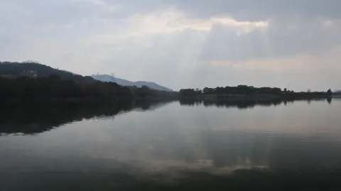 湘湖，湖面的景色