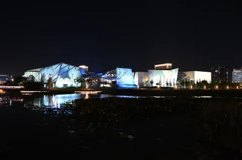 舟山群岛文化公园夜景3