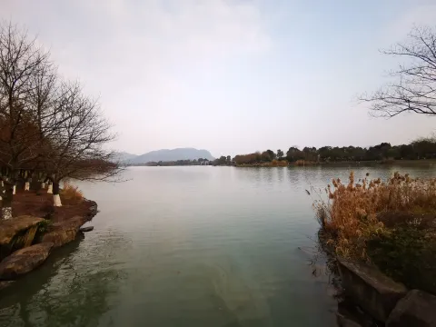 湘湖，湖面的景色