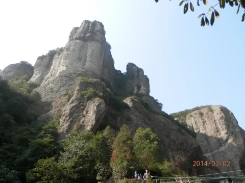 春节游玩雁荡山