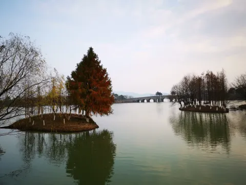 湘湖，湖面的景色