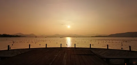 西湖，黄昏日落22