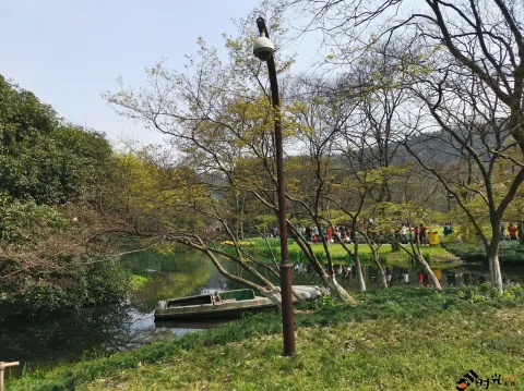 游玩太子湾公园的游人如潮