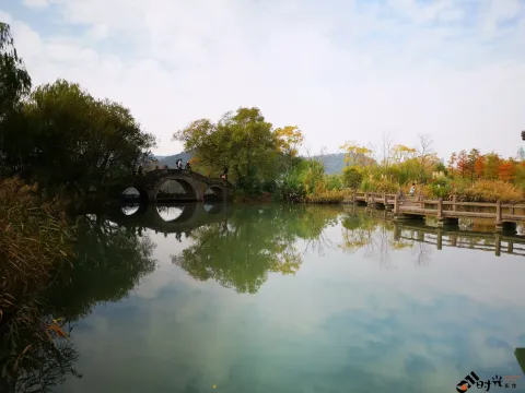 湘湖东岸的风景