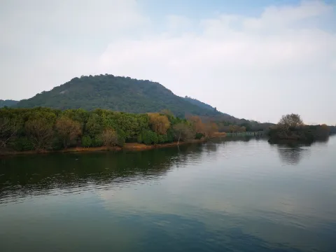 湘湖，湖面的景色