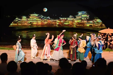 《湘湖・雅韵》实景演艺15