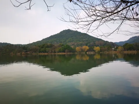 湘湖，湖面的景色