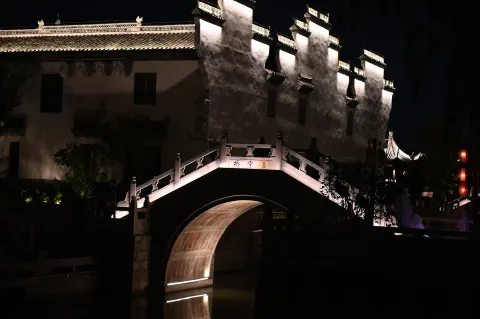 盐城，大洋湾盐渎古镇10