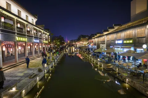 柯桥古镇夜景12