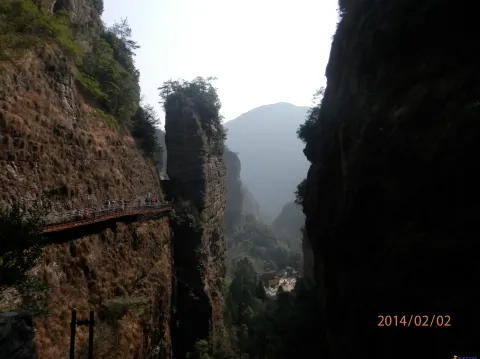 春节游玩雁荡山