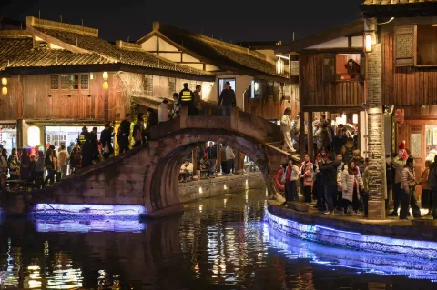 柯桥古镇夜景21