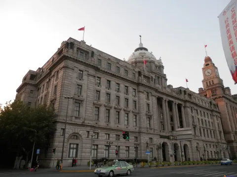 上海外滩的万国建筑