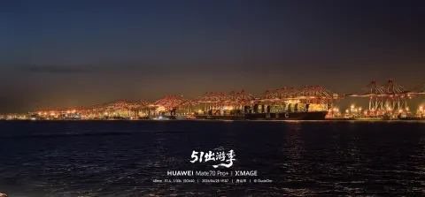 夜晚的洋山港4