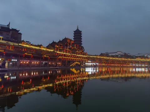 夜间的太湖古镇3