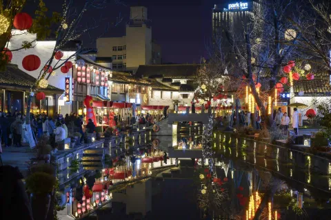 柯桥古镇夜景7