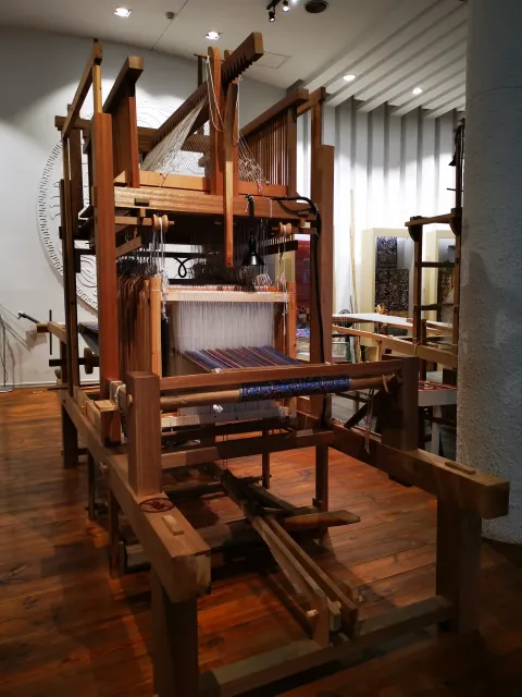 丝绸博物馆织造用具