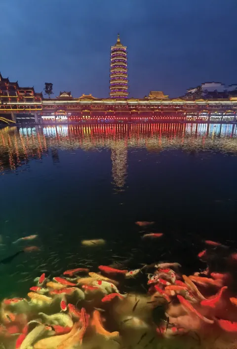 夜间的太湖古镇1