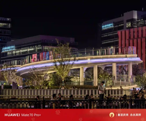 滴水湖边的夜晚7