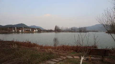 湘湖边的景色