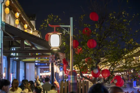 柯桥古镇夜景23