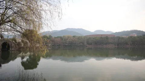 湘湖，湖面的景色