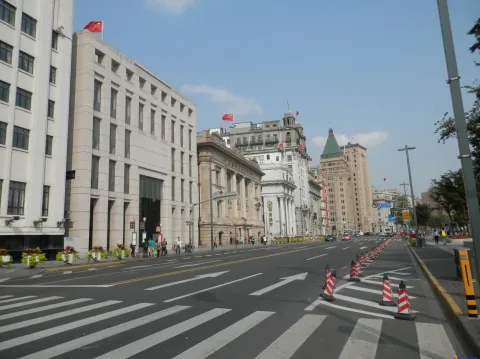 早晨的上海外滩