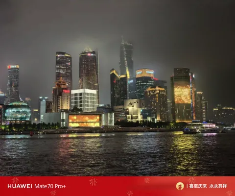 黄浦江两岸的夜景15