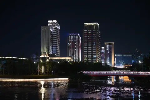 舟山群岛文化公园夜景5