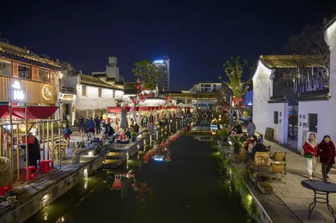 柯桥古镇夜景9