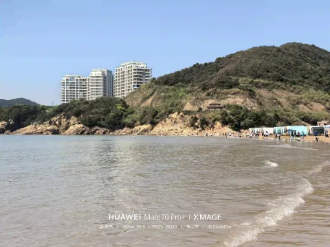 岱山秀山岛蓝白小镇沙滩16