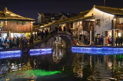 柯桥古镇夜景22