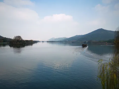 湘湖，湖面的景色
