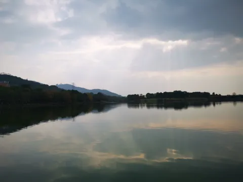 湘湖，湖面的景色
