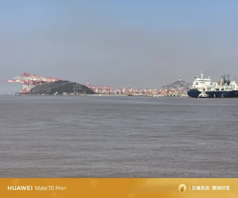 海上远眺・洋山港7