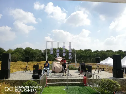 兰里生态园内稻花香，稻田音乐会
