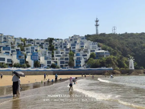 岱山秀山岛蓝白小镇沙滩3