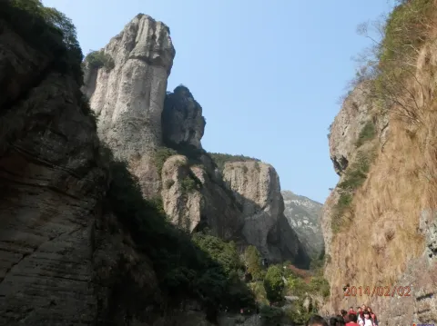 春节游玩雁荡山