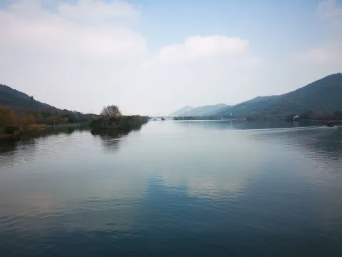 湘湖，湖面的景色