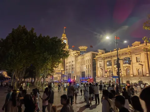 夜间的外滩1