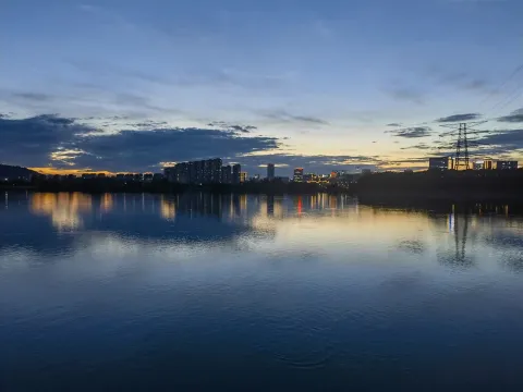 白马湖夜景2