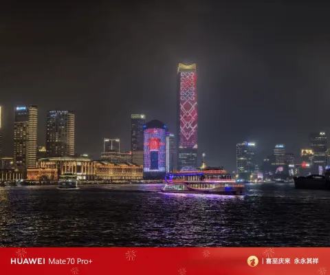 黄浦江两岸的夜景4