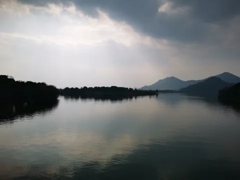 湘湖，湖面的景色