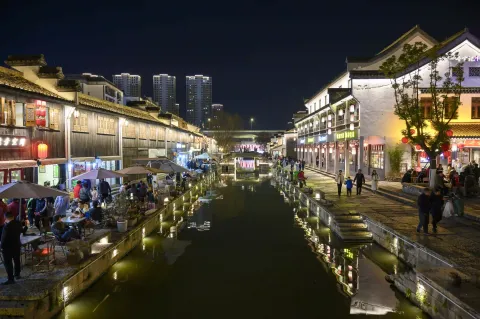 柯桥古镇夜景14