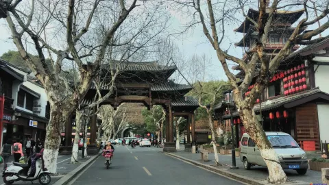 河坊街的游人