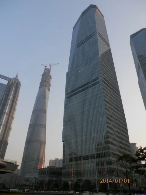 元旦，上海陆家嘴