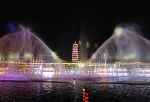 夜间的太湖古镇9