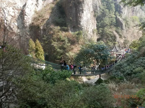 春节游玩雁荡山