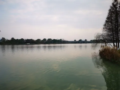 湘湖，湖面的景色