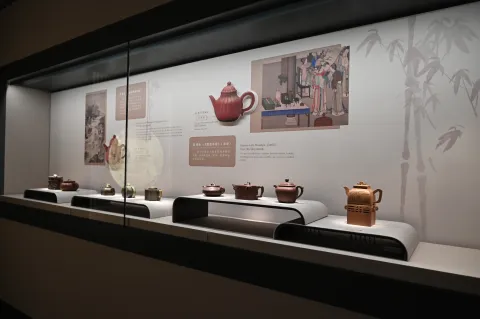 杭州中国茶叶博物馆-紫砂壶展品7